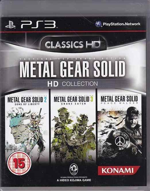 Metal Gear Solid HD Collection - PS3  (B Grade) (Genbrug)